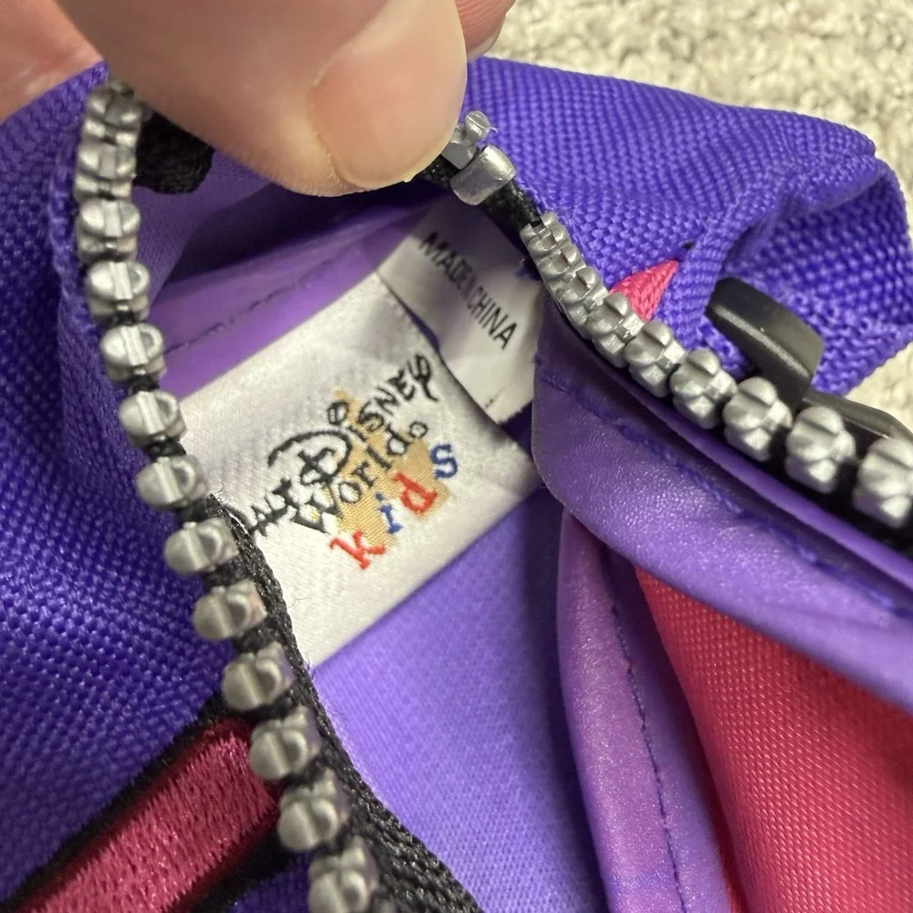 Walt Disney World Kids Minnie Mouse Fanny Pack Hip Bag Purple/Pink adjustable